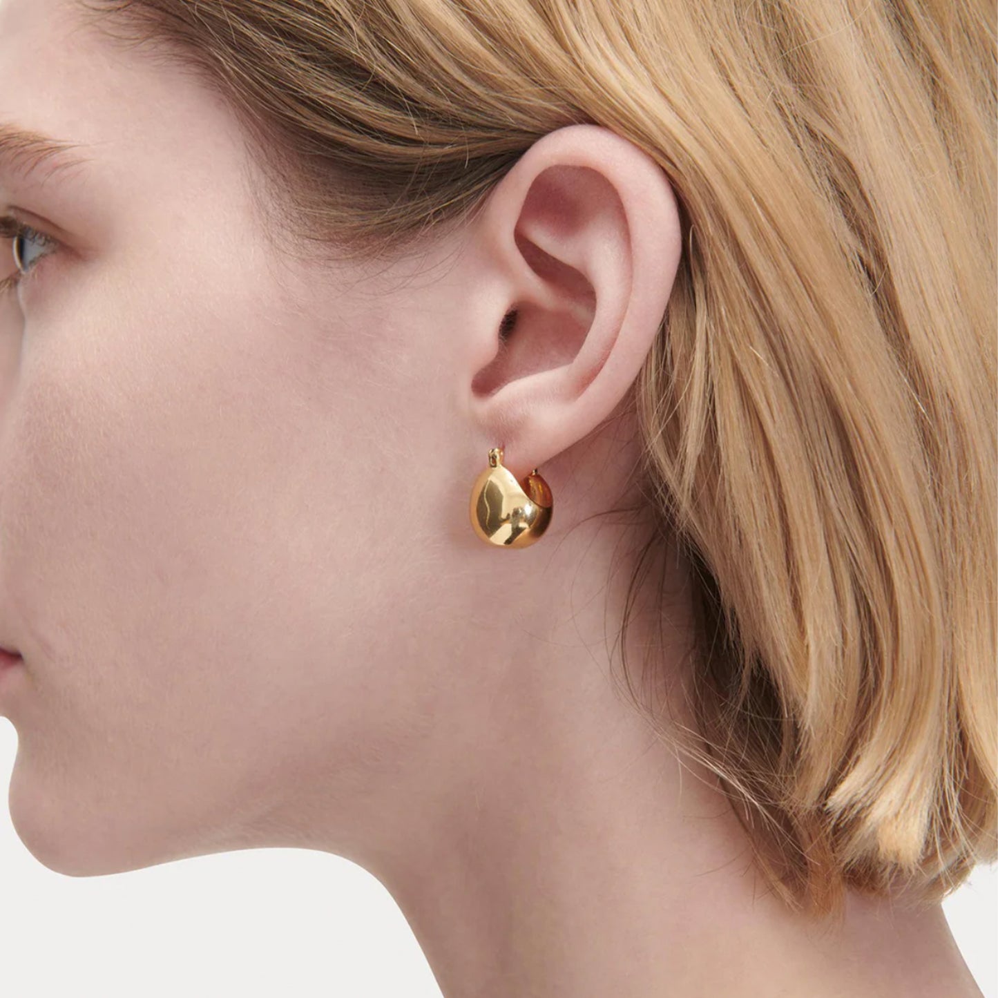 Baby Keel Hoops in Gold