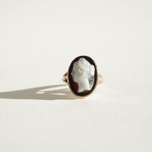 9k Rose Gold Cameo Ring