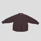 Claude Shirt in Maroon Multi Stripe