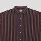 Claude Shirt in Maroon Multi Stripe