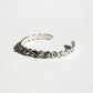 Coin Silver Scallop Edge Cuff