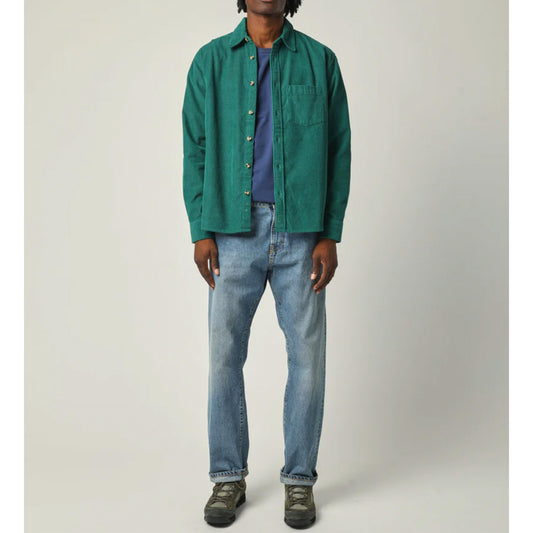 Corduroy L/S Shirt in Green