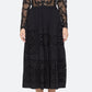 Dahlia Eyelet Skirt in Black