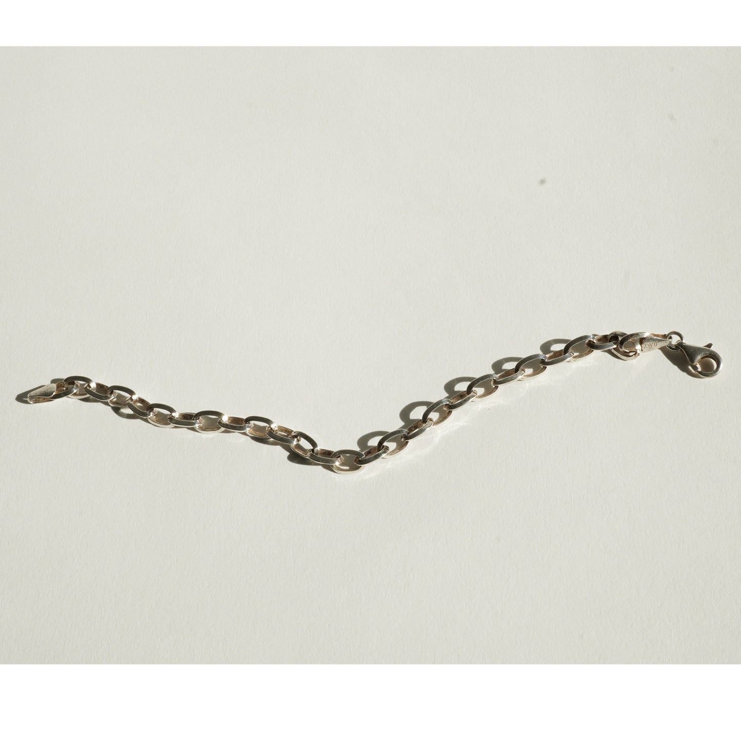 Sterling Silver Oval Link Bracelet