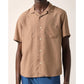 Lyocell Camp Shirt in Brown