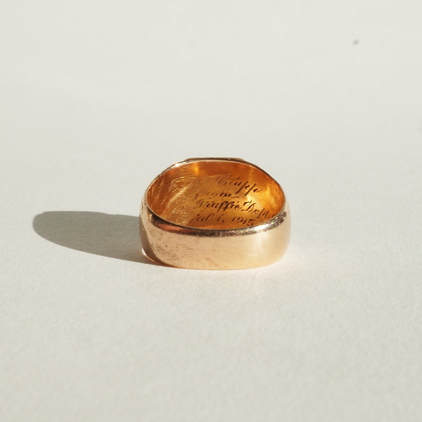 1915 Mason's Enamel Ring