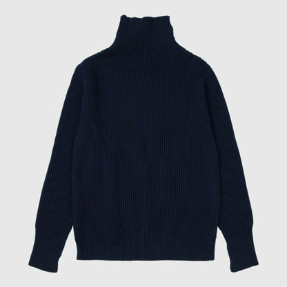 Navy Turtleneck Sweater
