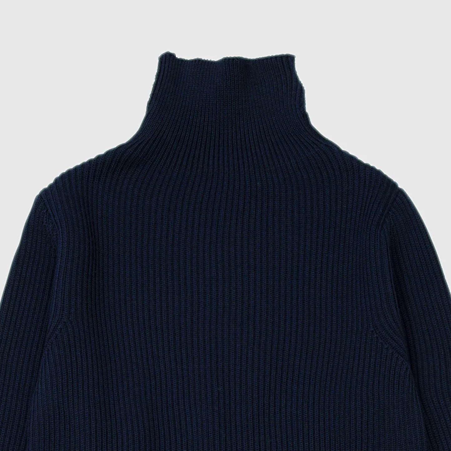 Navy Turtleneck Sweater