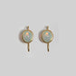 Opal French Hook Earrings