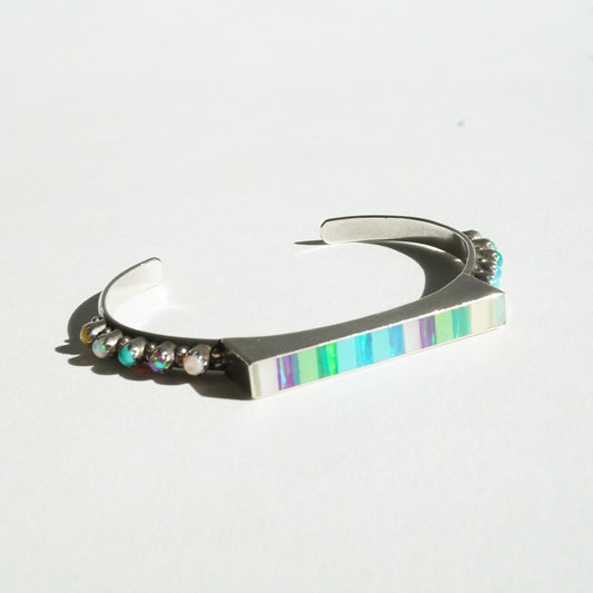 Zuni Opal Inlay Cuff