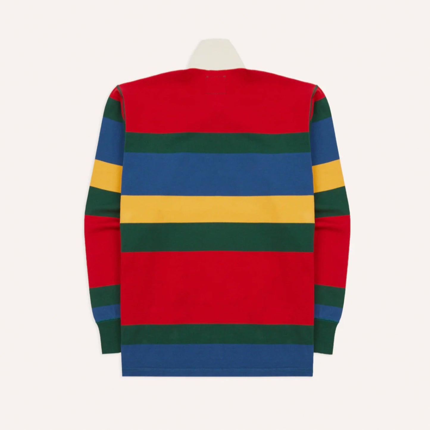 Cotton Rugby Shirt in Multi Stripe