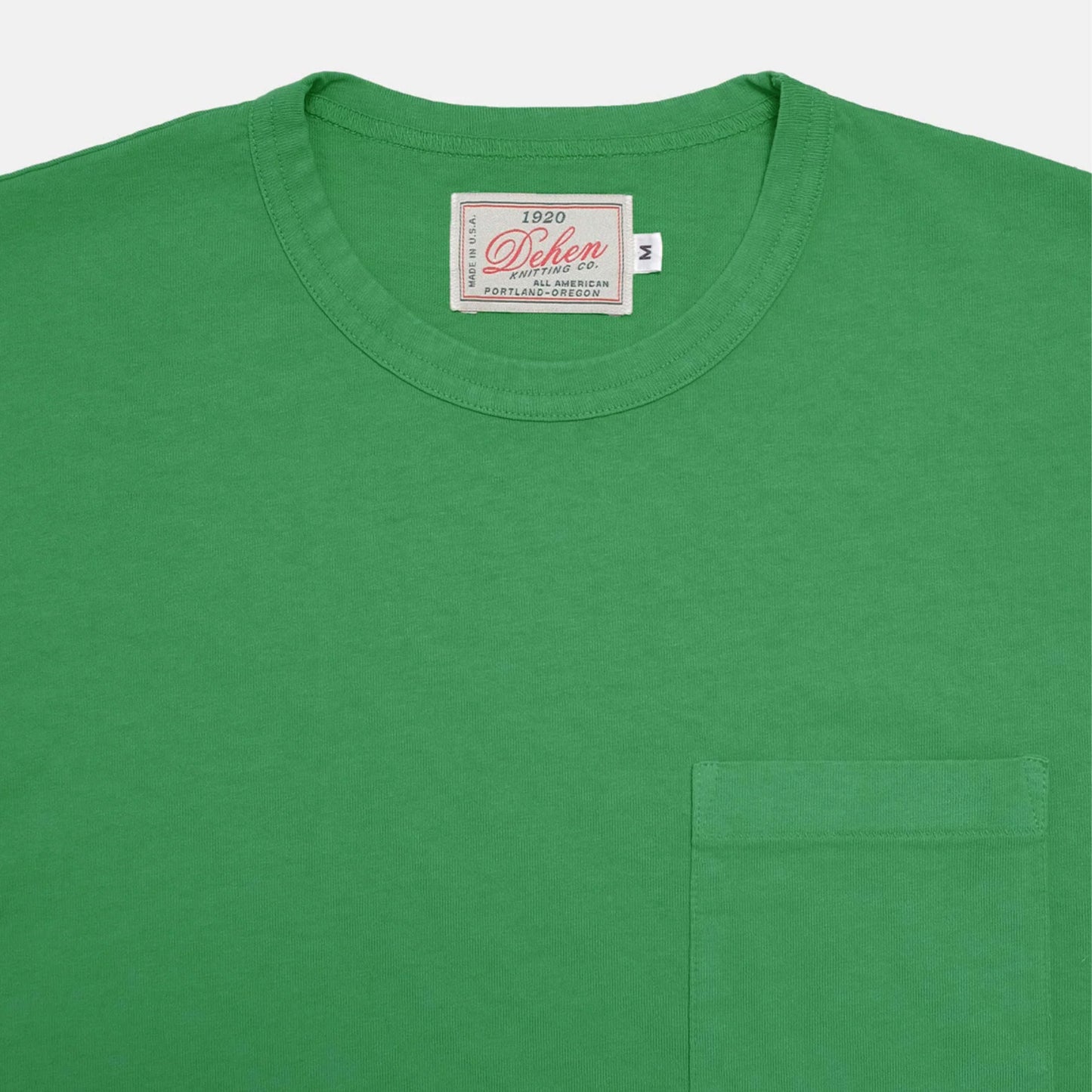 Heavy Duty S/S Pocket Tee in Kelly