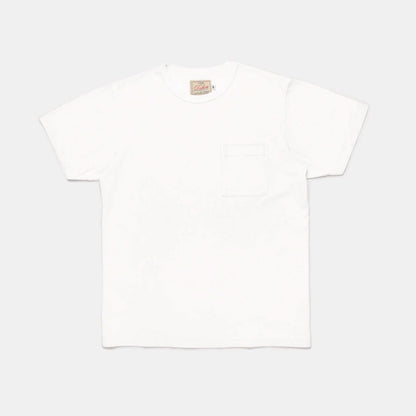 Heavy Duty S/S Pocket Tee in White