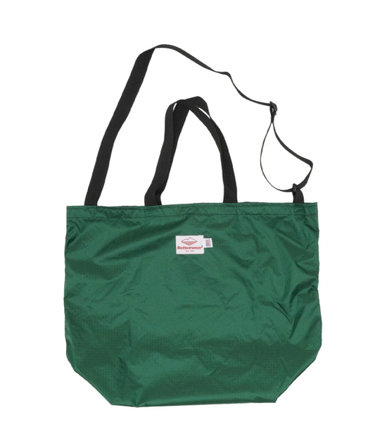 Packable Tote in Forest Green