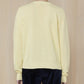 Thea Italian Wool Cashmere Sweater in Yellow