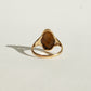 10k Rose Gold Tigers Eye Ring