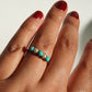 Victorian 14k Turquoise & Pearl Ring